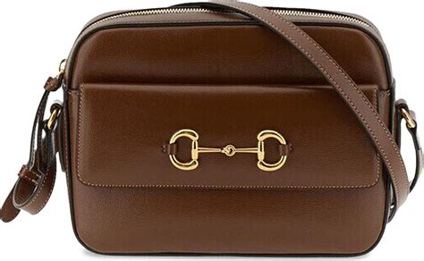 gucci 1955 horsebit shoulder bag brown|gucci horsebit 1955 shoulder bag review.